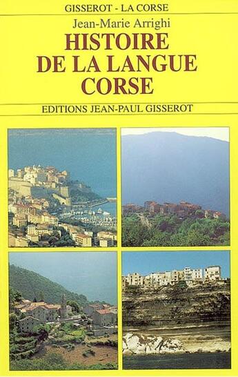 Couverture du livre « Histoire de la langue corse » de  aux éditions Gisserot