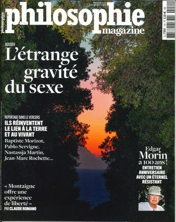 Couverture du livre « Philosophie magazine n 151 : l'etrange gravite du sexe - juillet/aout 2021 » de  aux éditions Philo Revue