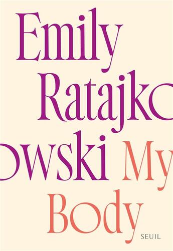 Couverture du livre « My body » de Emily Ratajkowski aux éditions Seuil