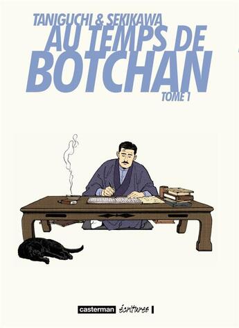 Couverture du livre « Au temps de Botchan Tome 1 » de Jirô Taniguchi et Natsuo Sekikawa aux éditions Casterman