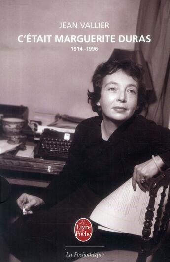 Couverture du livre « C'était Marguerite Duras » de Jean Vallier aux éditions Le Livre De Poche