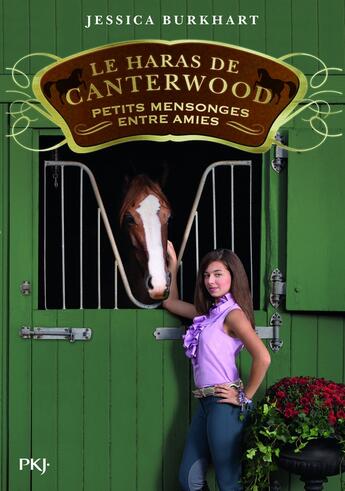 Couverture du livre « Le haras de Canterwood Tome 12 : petits mensonges entre amies » de Jessica Burkhart aux éditions Pocket Jeunesse