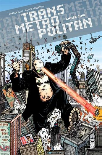 Couverture du livre « Transmetropolitan Tome 5 : année cinq » de Darick Robertson et Warren Ellis aux éditions Urban Comics