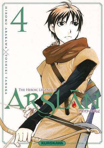 Couverture du livre « The heroic legend of Arslan Tome 4 » de Hiromu Arakawa et Yoshiki Tanaka aux éditions Kurokawa