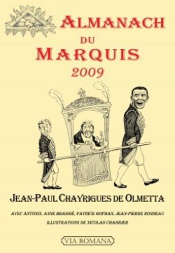 Couverture du livre « Almanach du marquis » de Philippe Almeras aux éditions Via Romana