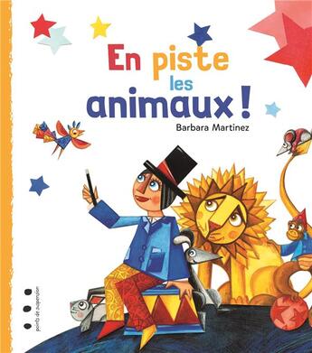 Couverture du livre « En piste les animaux ! » de Barbara Martinez aux éditions Points De Suspension