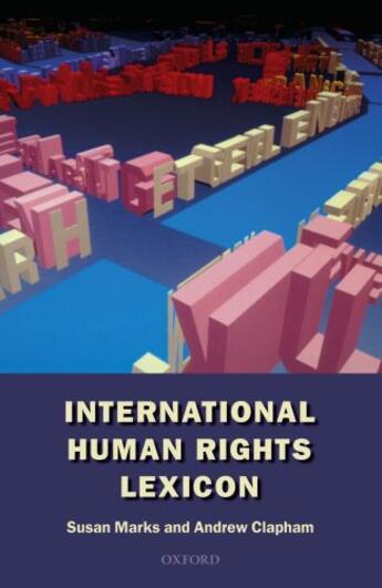 Couverture du livre « International Human Rights Lexicon » de Clapham Andrew aux éditions Oup Oxford