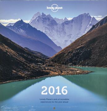 Couverture du livre « Wall calendar 2016 » de  aux éditions Lonely Planet France