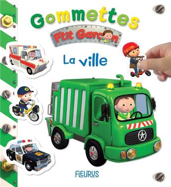 Couverture du livre « P'tit Garçon : la ville » de Nathalie Belineau et Alexis Nesme aux éditions Fleurus