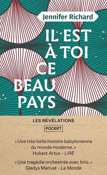 Couverture du livre « Il est à toi ce beau pays » de Jennifer D. Richard aux éditions Pocket