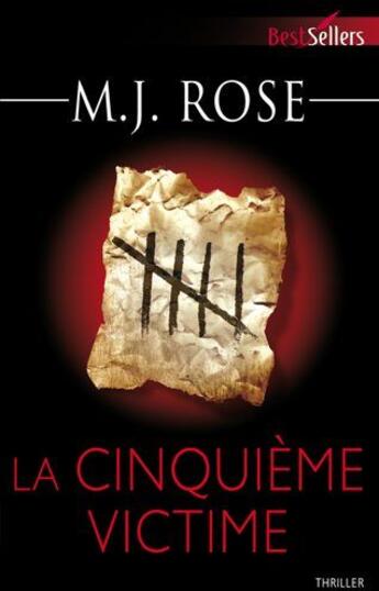 Couverture du livre « La cinquième victime » de M.J. Rose aux éditions Harlequin