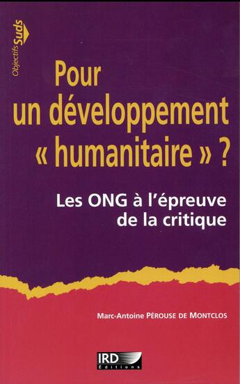 Couverture du livre « Pour un développement 