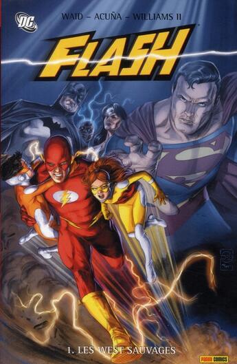 Couverture du livre « Flash t.1 ; les west sauvages » de Waid-M aux éditions Panini