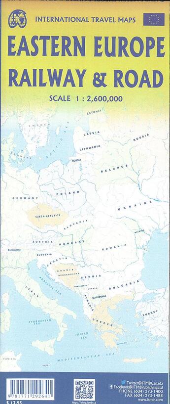 Couverture du livre « Eastern europe railway & road » de  aux éditions Itm