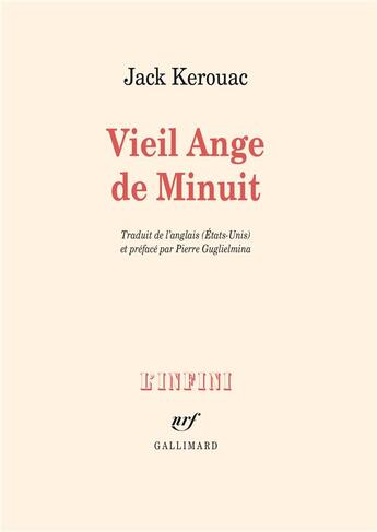 Couverture du livre « Vieil ange de minuit » de Jack Kerouac aux éditions Gallimard