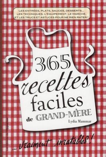 Couverture du livre « 500 recettes faciles de grand-mère » de Lydia Mammar aux éditions L'opportun