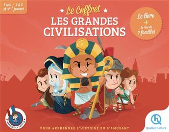 Couverture du livre « Le coffret les grandes civilisations » de  aux éditions Quelle Histoire