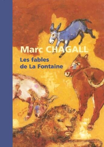 Couverture du livre « Marc Chagall, les fables de la fontaine » de Didier Schulmann aux éditions Reunion Des Musees Nationaux