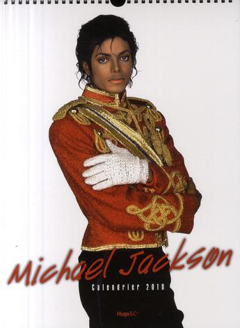 Couverture du livre « Calendrier mural Michael Jackson 2010 » de  aux éditions Hugo Image