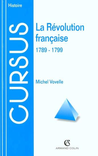 Couverture du livre « La Revolution Francaise » de Michel Vovelle aux éditions Armand Colin