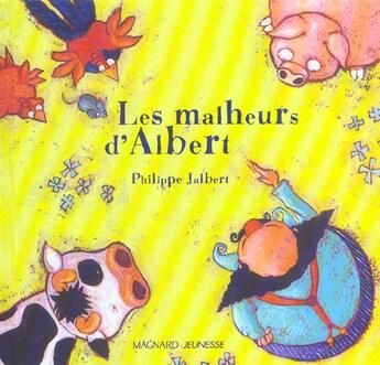 Couverture du livre « Malheurs d'albert (les) » de Philippe Jalbert aux éditions Magnard