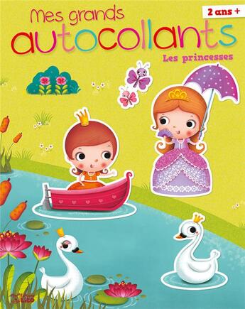 Couverture du livre « Grands Autocollants Princesses » de  aux éditions Lito