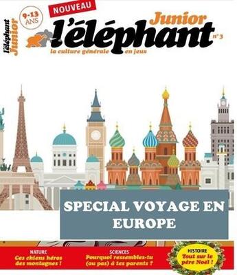 Couverture du livre « L'éléphant junior n.6 ; le voyage en Europe de Rifax et Rafix » de  aux éditions Scrineo