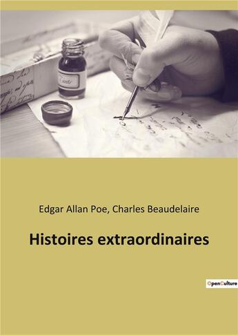 Couverture du livre « Histoires extraordinaires » de Baudelaire/Poe aux éditions Culturea