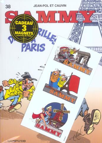 Couverture du livre « Sammy Tome 38 ; deux gorilles à Paris » de Jean-Pol et Raoul Cauvin aux éditions Dupuis