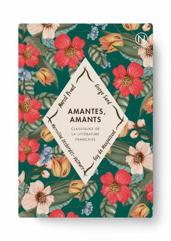 Couverture du livre « Amantes, amants » de Guy de Maupassant et George Sand et Marcel Proust et Marceline Desbordes Valmore aux éditions Novellix