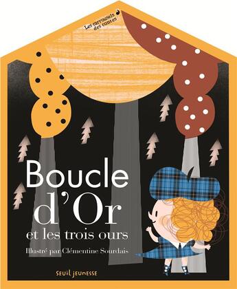 Couverture du livre « Boucle d'or et les trois ours » de Clementine Sourdais aux éditions Seuil Jeunesse