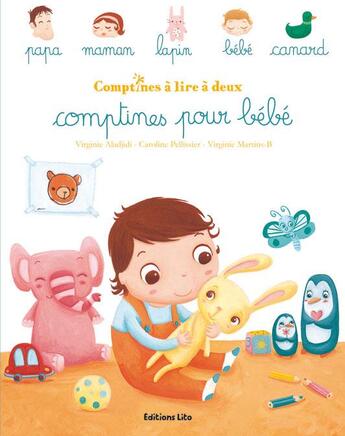 Couverture du livre « Comptines pour bebe » de  aux éditions Lito