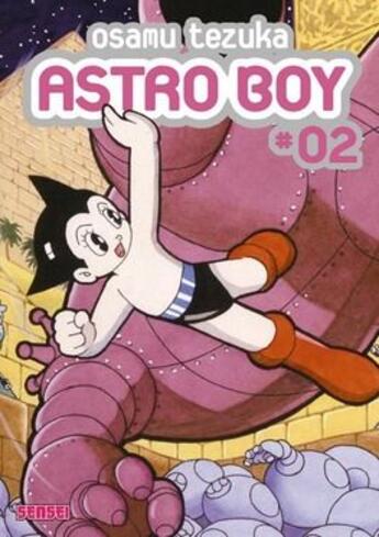 Couverture du livre « Astro Boy Tome 2 » de Osamu Tezuka aux éditions Kana