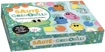 Couverture du livre « Saute-grenouille - traverse la mare sans tomber ! » de Richard Et Chieko St aux éditions Philippe Auzou