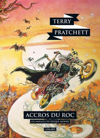 Couverture du livre « Les annales du Disque-monde Tome 16 : accros du roc » de Terry Pratchett aux éditions L'atalante