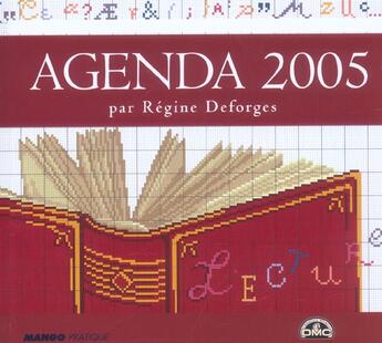 Couverture du livre « Agenda 2005 marque pages » de  aux éditions Mango
