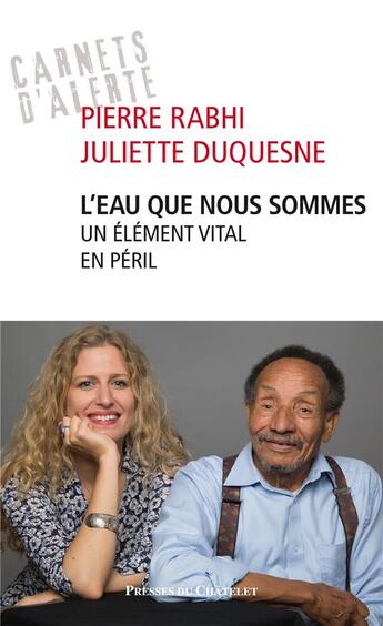 Couverture du livre « L'eau que nous sommes » de Pierre Rabhi aux éditions Presses Du Chatelet