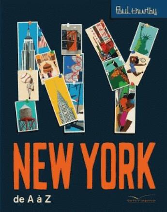 Couverture du livre « New York » de Paul Thurlby aux éditions Gautier Languereau