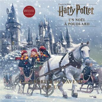 Couverture du livre « Calendrier de l'avent pop-up harry potter - un noel a poudlard » de  aux éditions Hachette Pratique