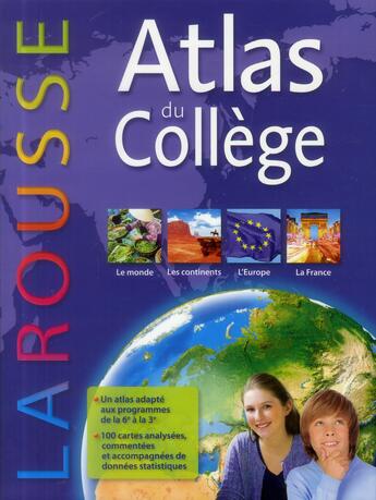 Couverture du livre « Atlas collège » de  aux éditions Larousse