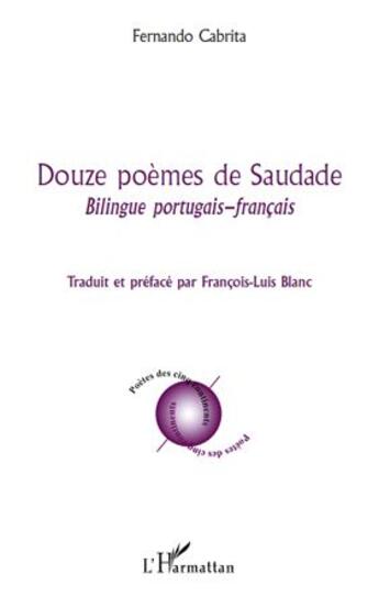 Couverture du livre « Douze poèmes de Saudade » de Fernando Cabrita aux éditions L'harmattan