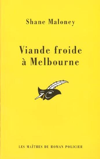 Couverture du livre « Viande froide a melbourne » de Maloney-S aux éditions Editions Du Masque