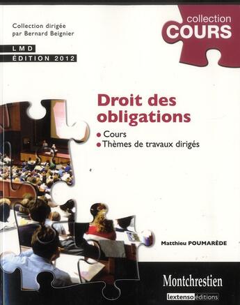 Couverture du livre « Droit des obligations (2e édition) » de Matthieu Poumarede aux éditions Lgdj