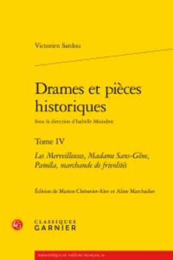 Couverture du livre « Drames et pièces historiques Tome 4 ; 