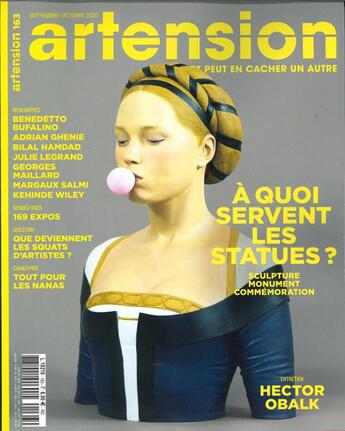 Couverture du livre « Artension n 163 - a quoi servent les statues - septembre/ octobre 2020 » de  aux éditions Artension