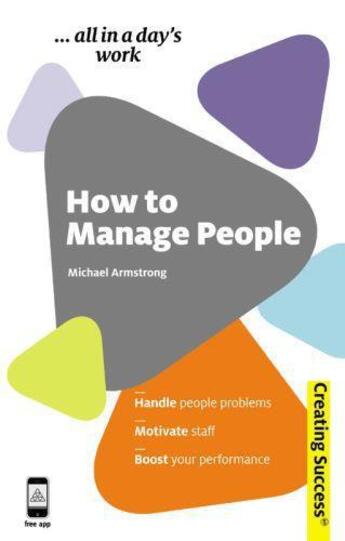 Couverture du livre « How to Manage People » de Michael Armstrong aux éditions Kogan Page Digital