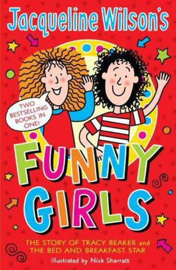 Couverture du livre « Jacqueline Wilson's Funny Girls » de Jacqueline Wilson aux éditions Rhcb Digital