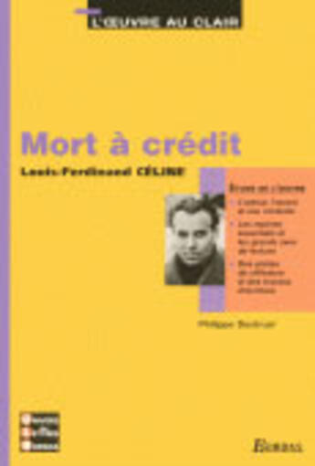 Couverture du livre « Etude mort a credit » de Mourad/Celine aux éditions Bordas