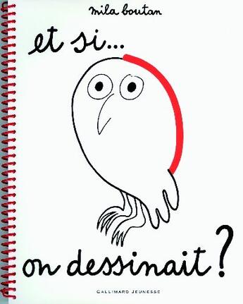 Couverture du livre « Et si... on dessinait ? » de Mila Boutan aux éditions Gallimard-jeunesse