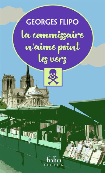 Couverture du livre « La commissaire n'aime point les vers : une enquête de la commissaire Viviane Lancier » de Georges Flipo aux éditions Folio